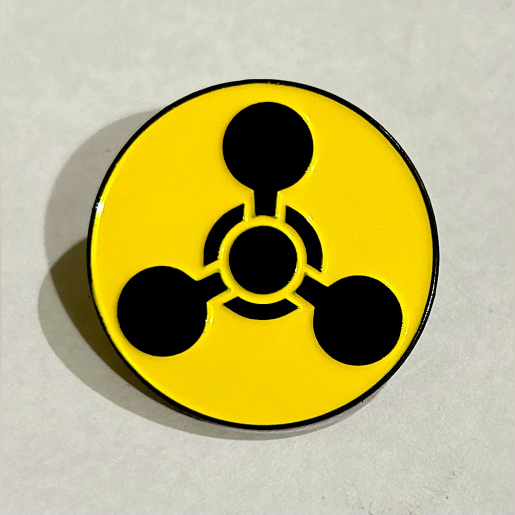Nwt Chemical Weapon Enamel Pin Rare Streetwear Accessory